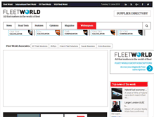 Tablet Screenshot of fleetworld.co.uk